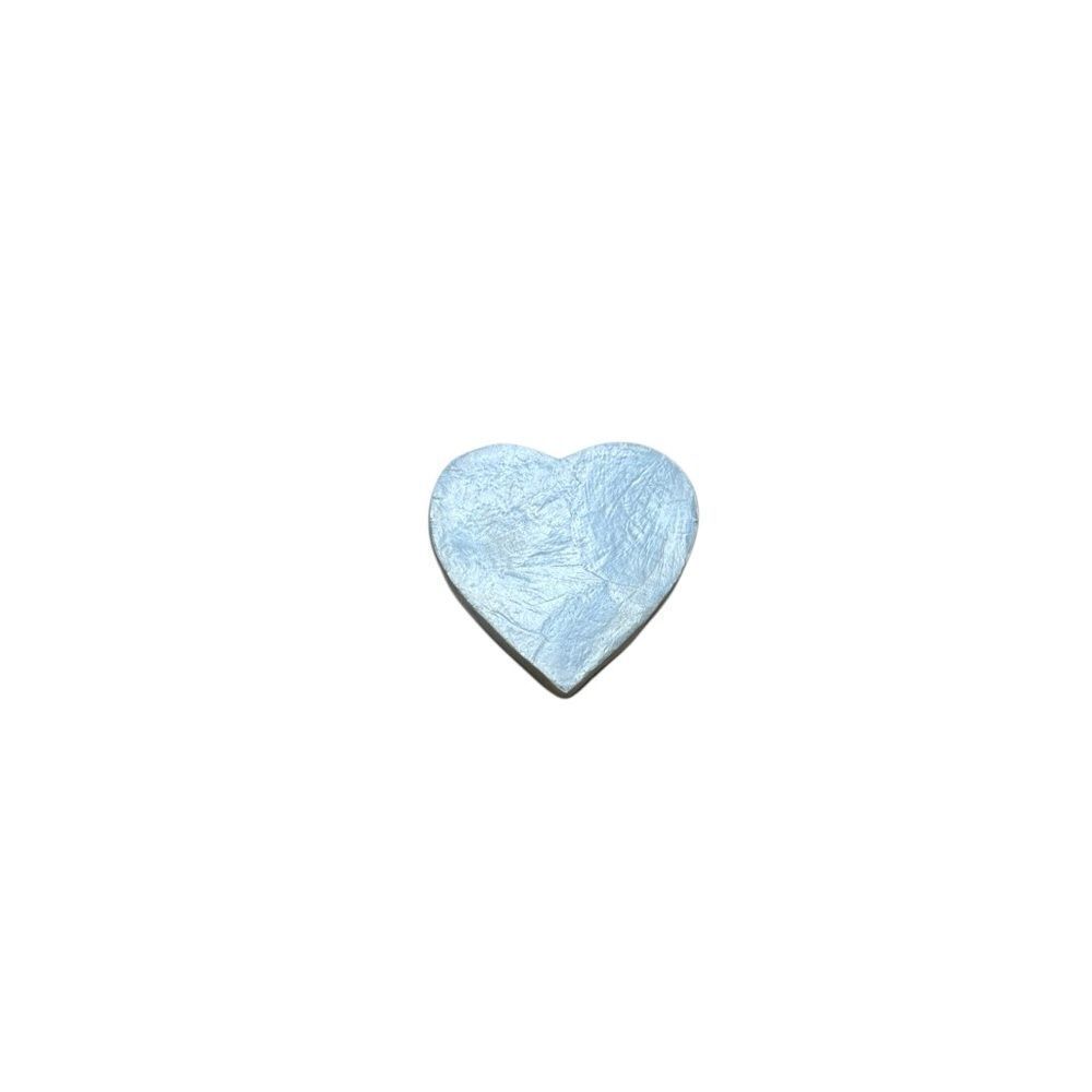 Small Heart Shaped Capiz Shell Mother of Pearl Trinket Box